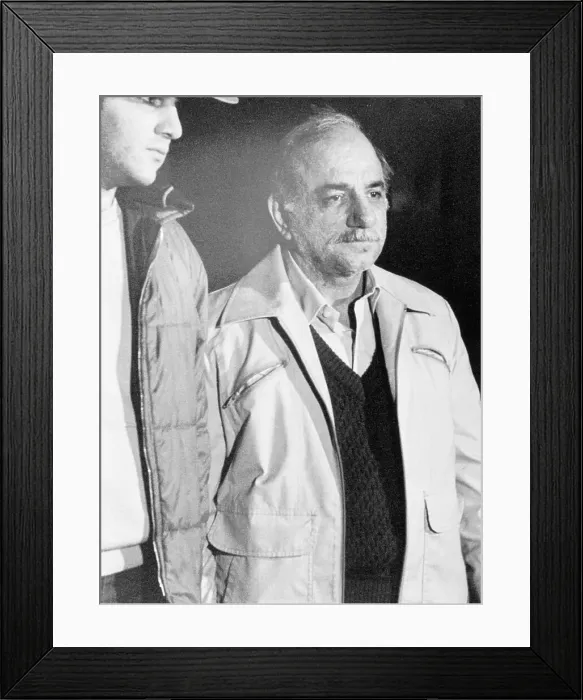 Framed Print : Philip Testa enters Federal Court Framed Print : Philip Testa enters Federal Court