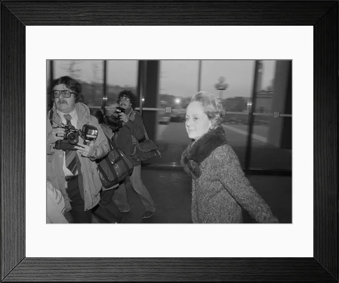 Framed Print : Jean Harris Outside Of Courthouse Framed Print : Jean Harris Outside Of Courthouse
