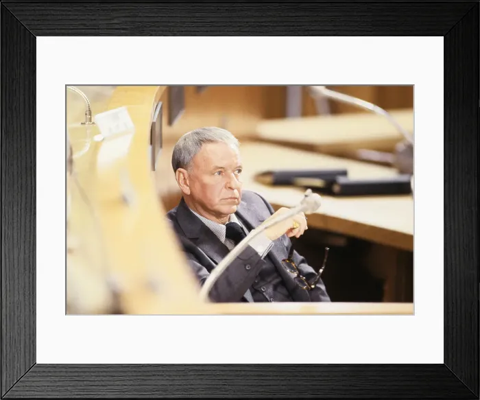Framed Print : Frank Sinatra Before Gaming Control Board Framed Print : Frank Sinatra Before Gaming Control Board