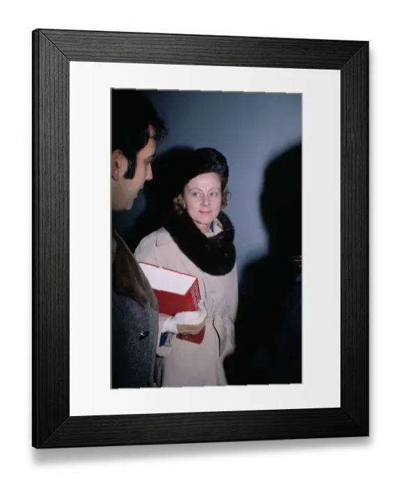 Framed Print : Jean Harris in Courthouse Framed Print : Jean Harris in Courthouse