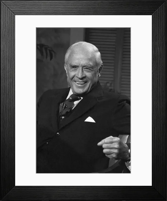 Framed Print : Thomas J. Watson Appearing on News Program Framed Print : Thomas J. Watson Appearing on News Program