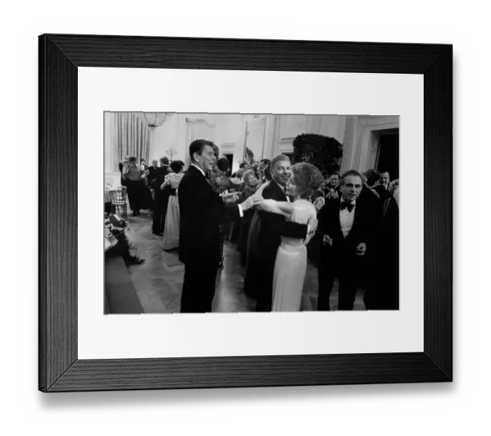Framed Print : Ronald Reagan Cuts in on Wife with Frank Sinatra Framed Print : Ronald Reagan Cuts in on Wife with Frank Sinatra