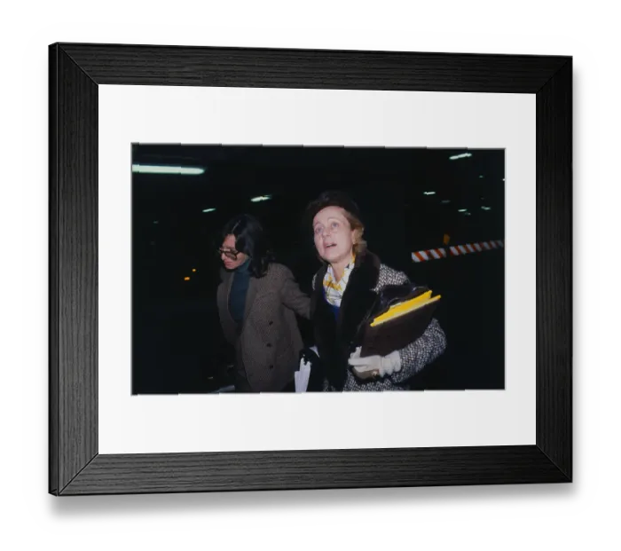 Framed Print : Jean Harris Strolling with Binder Framed Print : Jean Harris Strolling with Binder