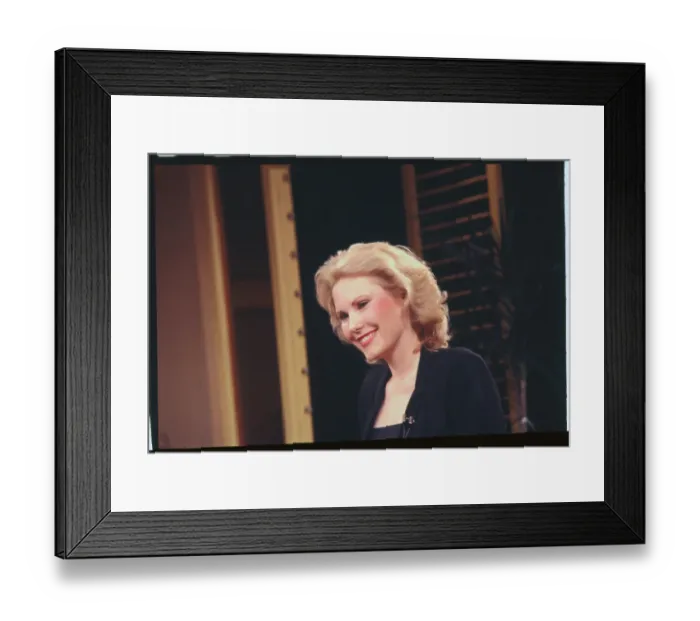 Framed Print : Rita Jenrette on Phil Donohue Show Framed Print : Rita Jenrette on Phil Donohue Show