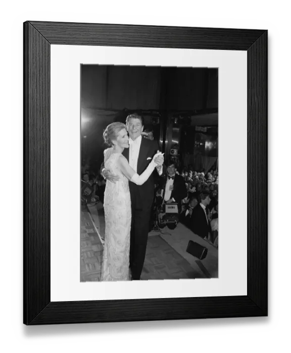Framed Print : Ronald and Nancy Reagan Dancing at Inaugural Ball Framed Print : Ronald and Nancy Reagan Dancing at Inaugural Ball