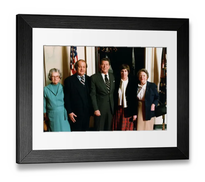 Framed Print : Ronald Reagan with Friends Framed Print : Ronald Reagan with Friends