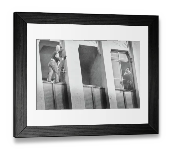 Framed Print : Muhammad Ali Convincing Jumper Framed Print : Muhammad Ali Convincing Jumper