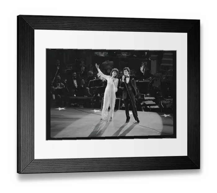 Framed Print : Donny and Marie Osmond Performing Framed Print : Donny and Marie Osmond Performing