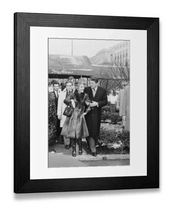 Framed Print : Ronald Reagan with His Wife Framed Print : Ronald Reagan with His Wife