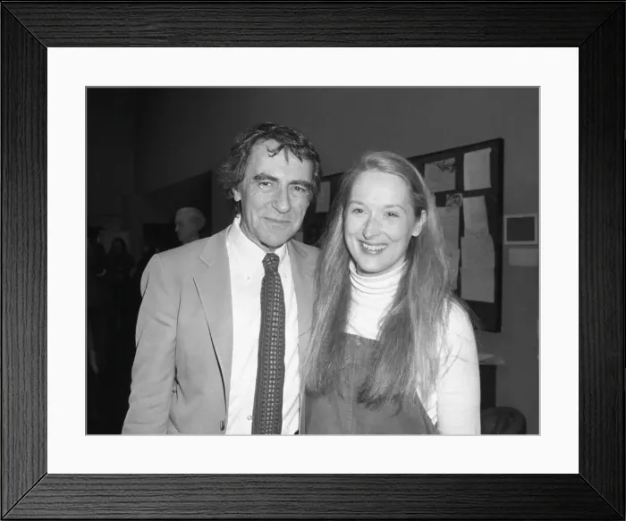Framed Print : Meryl Streep and Joseph Papp Framed Print : Meryl Streep and Joseph Papp