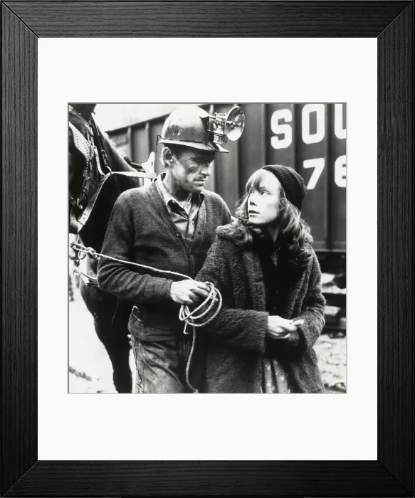 Framed Print : Actress Sissy Spacek and Levon Helm of Coal Miner's daughter Framed Print : Actress Sissy Spacek and Levon Helm of Coal Miner's daughter