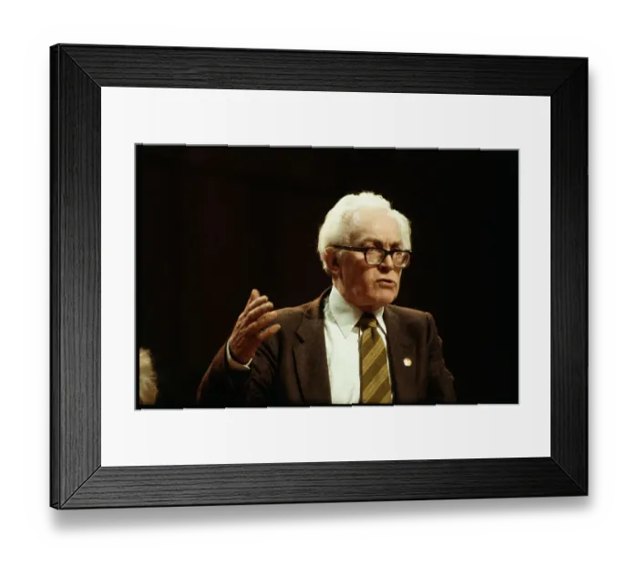 Framed Print : Michael Foot Framed Print : Michael Foot
