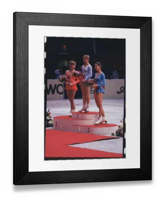 Framed Print : Champion Figure Skaters Framed Print : Champion Figure Skaters