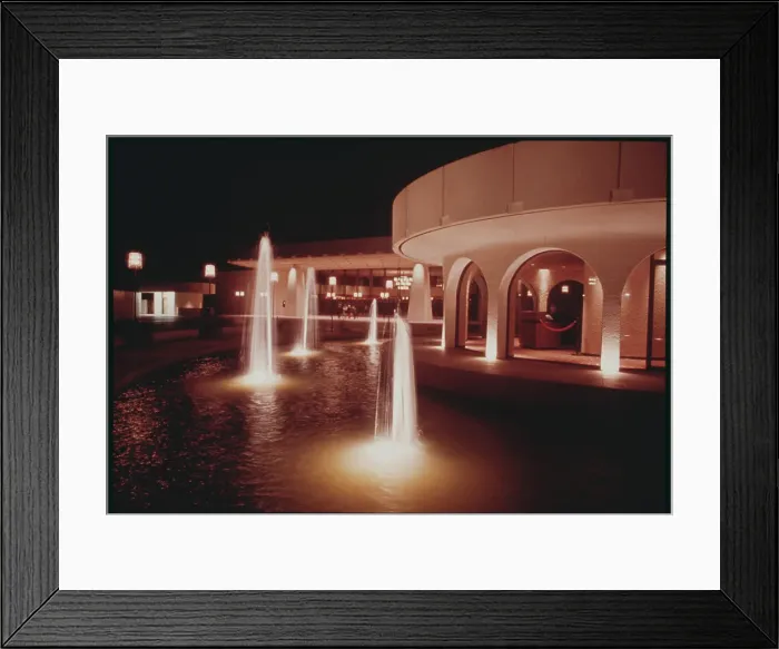 Framed Print : Illuminated Fountains Framed Print : Illuminated Fountains