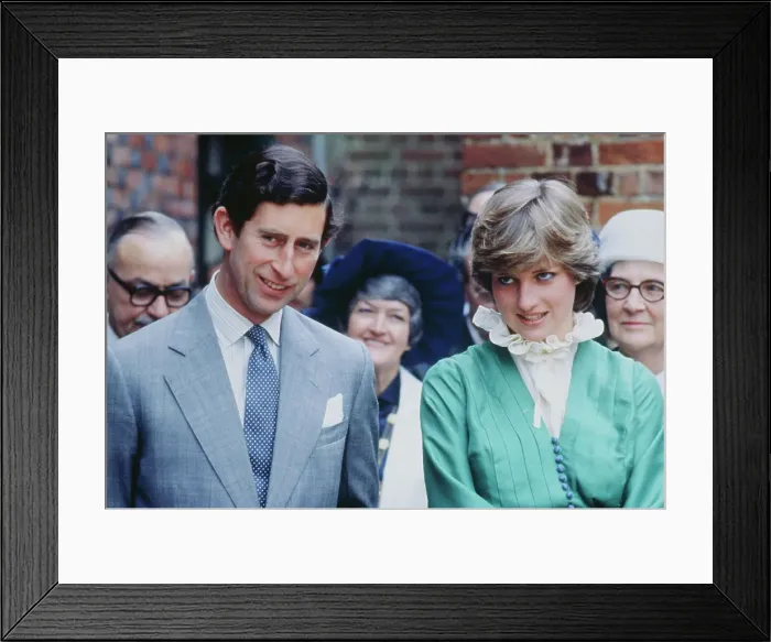 Framed Print : Prince Charles and Princess Diana Framed Print : Prince Charles and Princess Diana