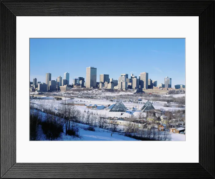 Framed Print : Edmonton Skyline Framed Print : Edmonton Skyline