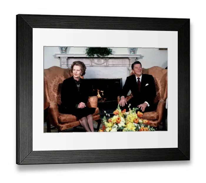 Framed Print : Ronald Reagan with Maragret Thatcher Framed Print : Ronald Reagan with Maragret Thatcher