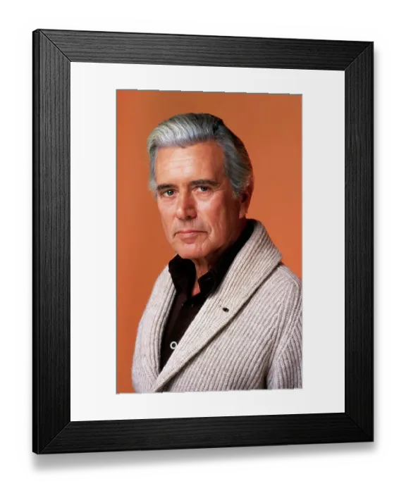 Framed Print : Portrait of John Forsythe Framed Print : Portrait of John Forsythe