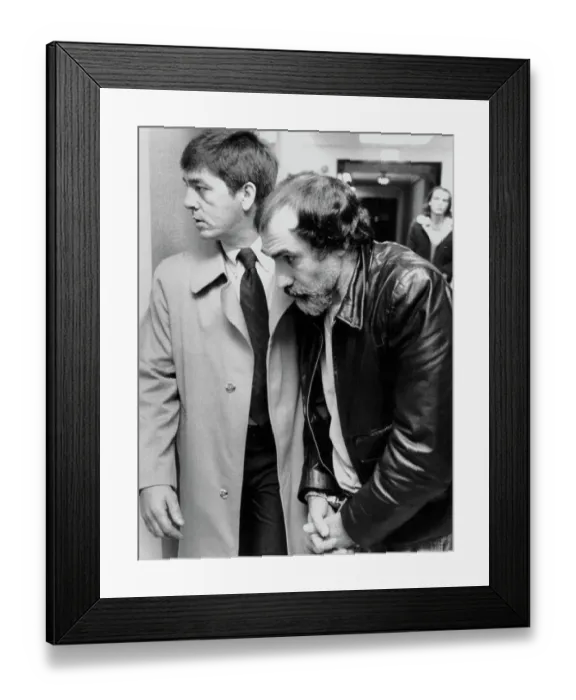 Framed Print : FBI Agent Escorting John Stanfa Framed Print : FBI Agent Escorting John Stanfa