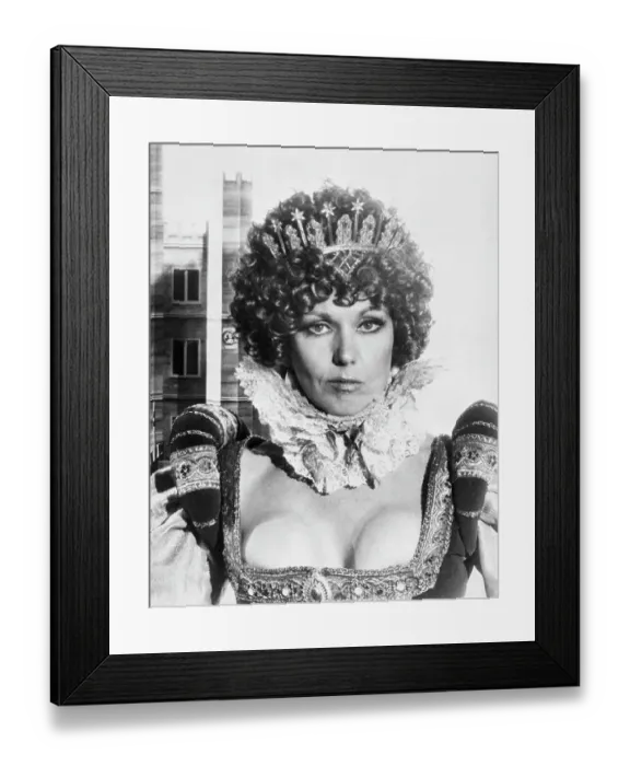 Framed Print : Actress Kim Novak in Royal English Costume
