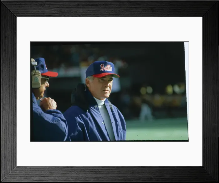 Framed Print : Chuck Knox Coaching