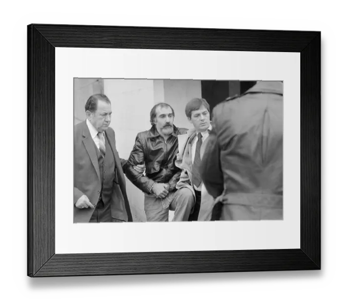 Framed Print : Men Escorting John Stanfa Framed Print : Men Escorting John Stanfa