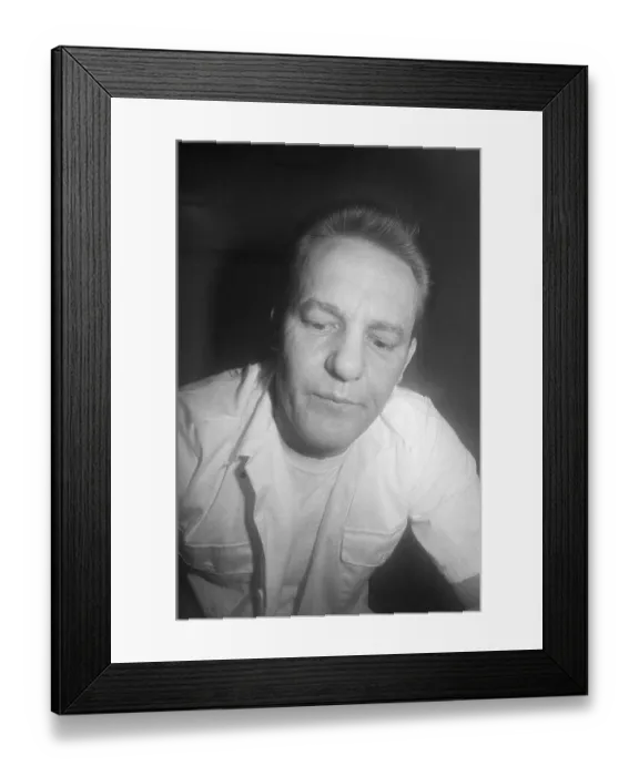Framed Print : Portrait of Charles Harrelson Framed Print : Portrait of Charles Harrelson