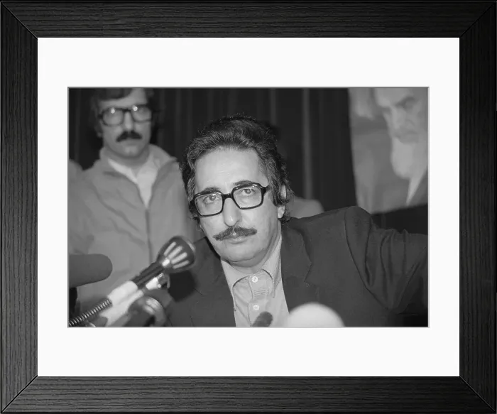 Framed Print : Abolhassan Bani-Sadr Holds Press Conference Framed Print : Abolhassan Bani-Sadr Holds Press Conference