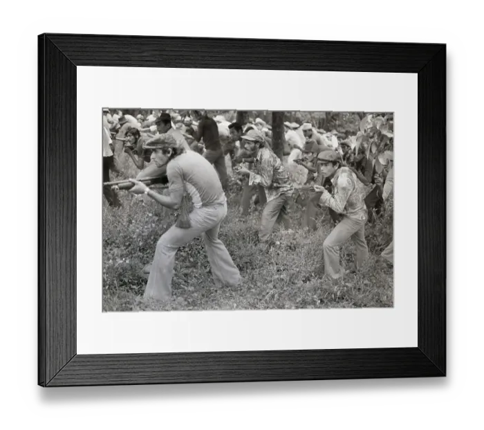 Framed Print : Men And Women Learn How To Fight Framed Print : Men And Women Learn How To Fight
