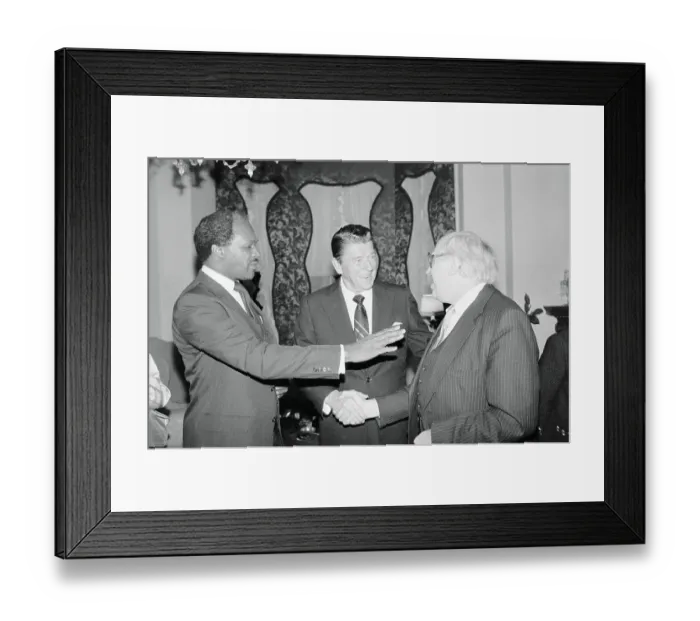 Framed Print : Ronald Reagan Greeting Mstislav Rostropovich Framed Print : Ronald Reagan Greeting Mstislav Rostropovich