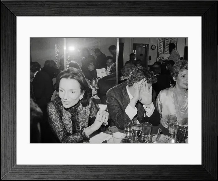 Framed Print : Lee Radziwill Attending Party Framed Print : Lee Radziwill Attending Party