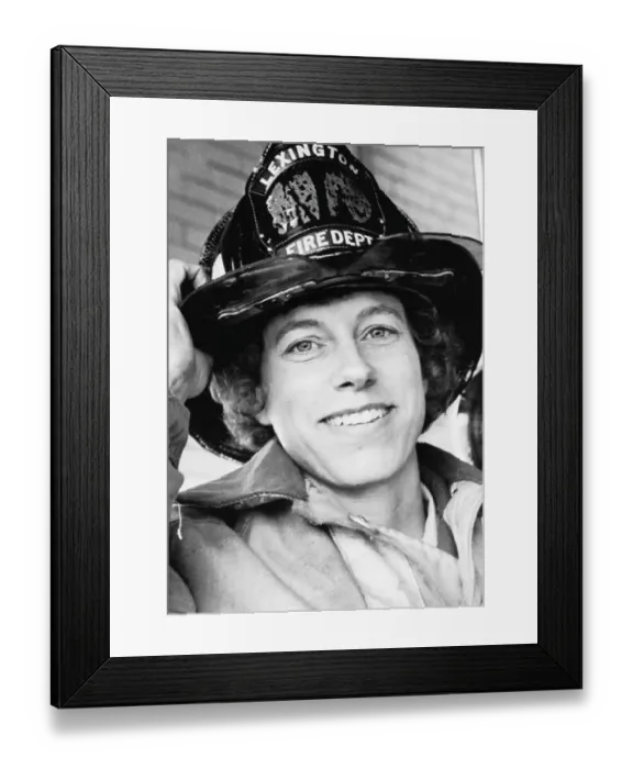 Framed Print : Firefighter Ann Pastreich Framed Print : Firefighter Ann Pastreich