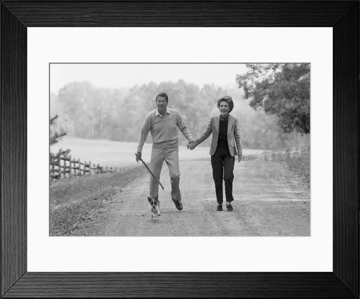 Framed Print : President-Elect Ronald Reagan And Wife Framed Print : President-Elect Ronald Reagan And Wife