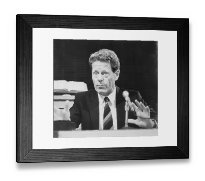 Framed Print : Theologian Hans Kung Gesturing at Podium Framed Print : Theologian Hans Kung Gesturing at Podium