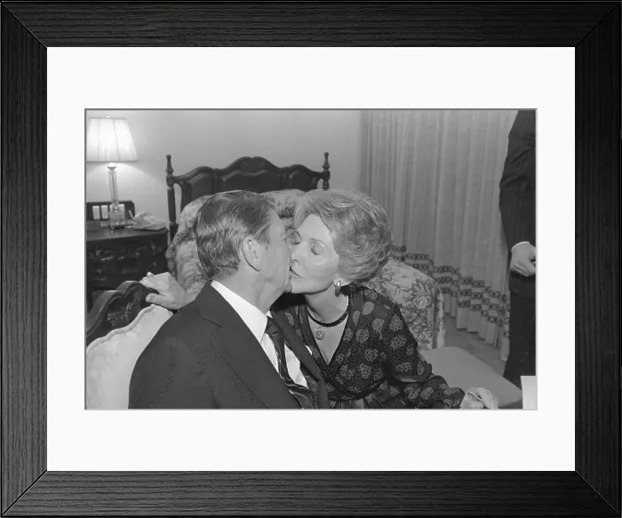 Framed Print : Ronald and Nancy Reagan Watch Returns Framed Print : Ronald and Nancy Reagan Watch Returns