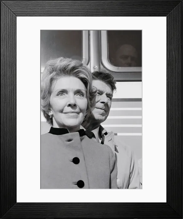 Framed Print : Ronald and Nancy Reagan
