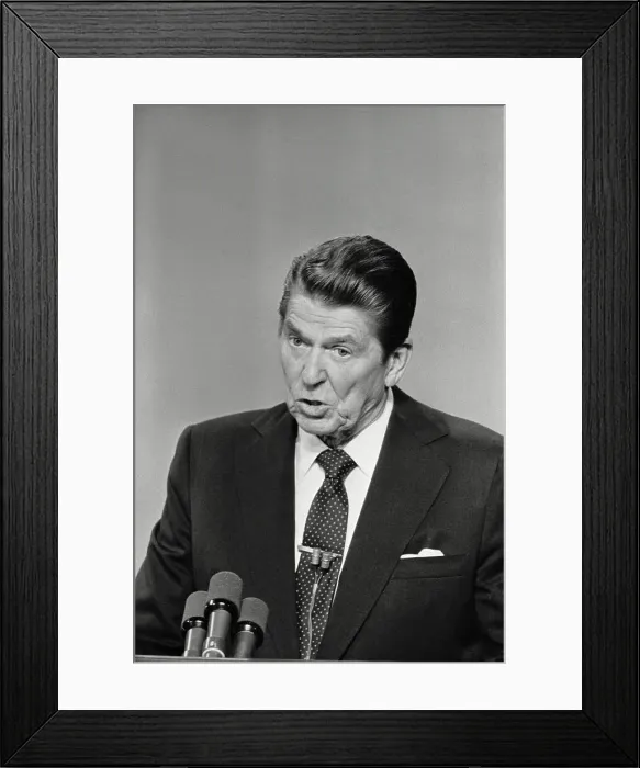 Framed Print : Reagan Speaking at Debate with Carter Framed Print : Reagan Speaking at Debate with Carter