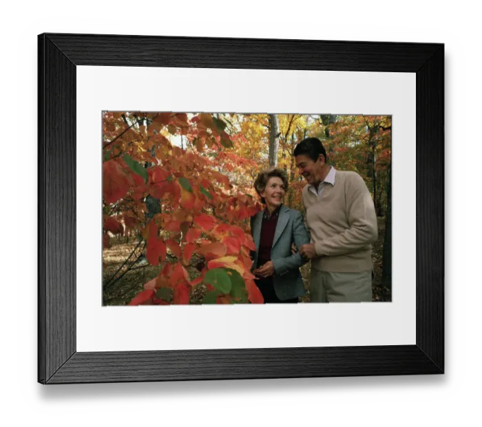 Framed Print : The Reagans With Autumnal Foliage Framed Print : The Reagans With Autumnal Foliage