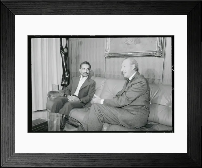 Framed Print : Kurt Waldheim Conversing with Iranian Prime Minister Framed Print : Kurt Waldheim Conversing with Iranian Prime Minister