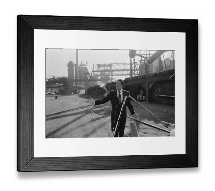 Framed Print : Ronald Reagan Looking Shocked Framed Print : Ronald Reagan Looking Shocked