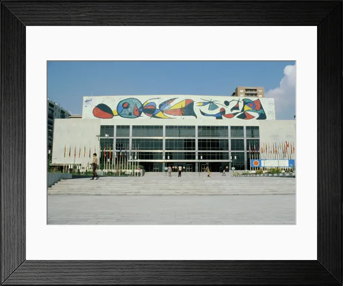 Framed Print : Mural by Joan Miro Framed Print : Mural by Joan Miro