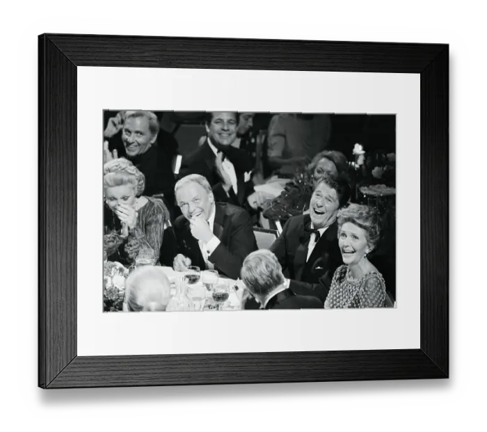 Framed Print : Ronald Reagan Laughing Framed Print : Ronald Reagan Laughing