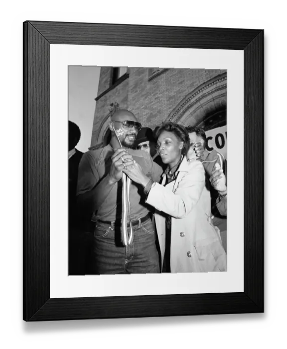 Framed Print : Marvin Hagler Receives Key to the City Framed Print : Marvin Hagler Receives Key to the City