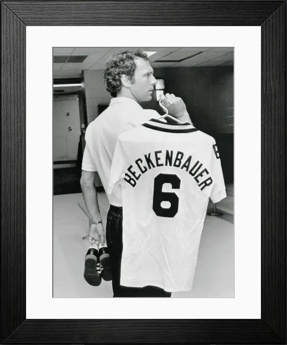 Framed Print : Franz Beckenbauer Carrying His Jersey Framed Print : Franz Beckenbauer Carrying His Jersey