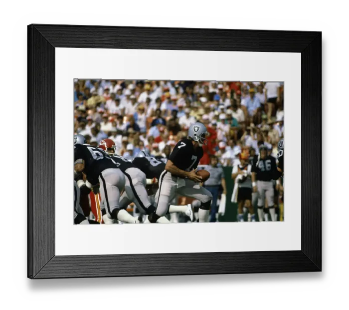 Framed Print : Dan Pastorini with Possession of Football