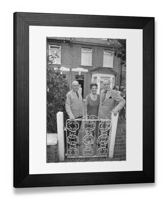 Framed Print : Bob Hope Outside His Birthplace Framed Print : Bob Hope Outside His Birthplace