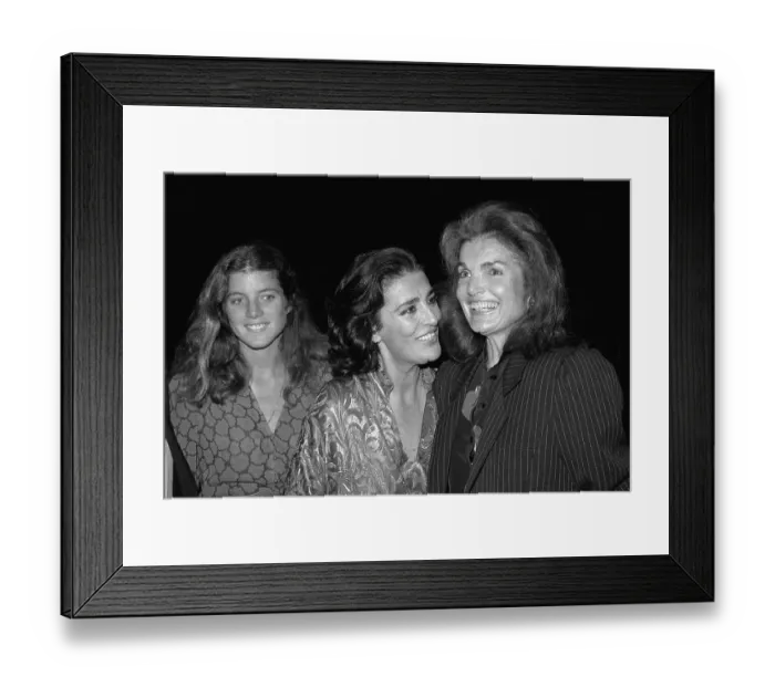 Framed Print : Jacqueline Kennedy Talking to Irene Pappas Framed Print : Jacqueline Kennedy Talking to Irene Pappas