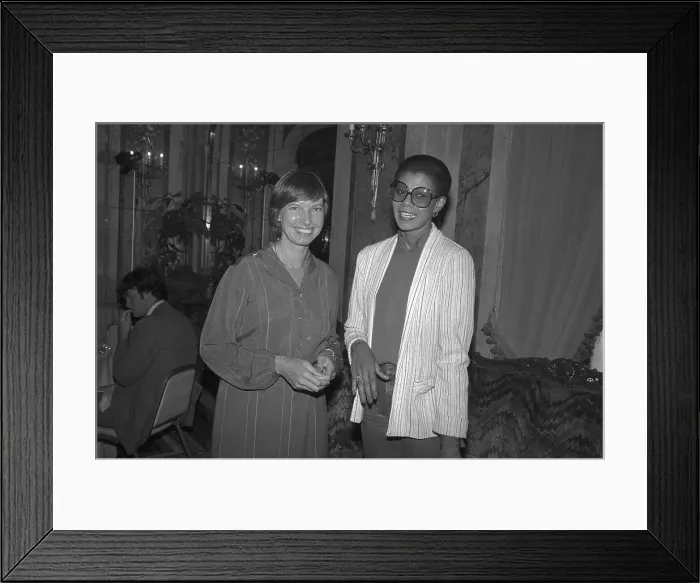Framed Print : Wilma Rudolph and Janet Guthrie Framed Print : Wilma Rudolph and Janet Guthrie