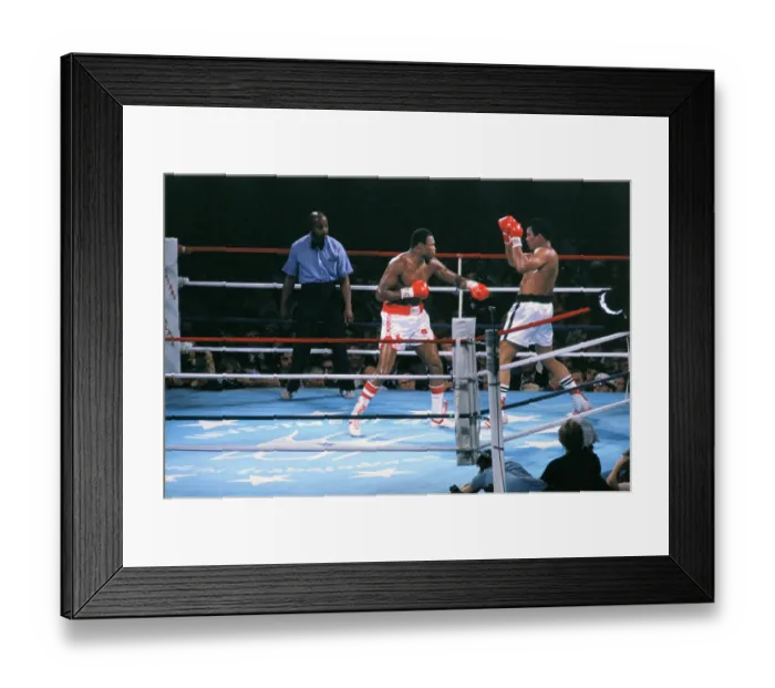Framed Print : Portrait of Muhammad Ali Boxing Larry Holmes Framed Print : Portrait of Muhammad Ali Boxing Larry Holmes