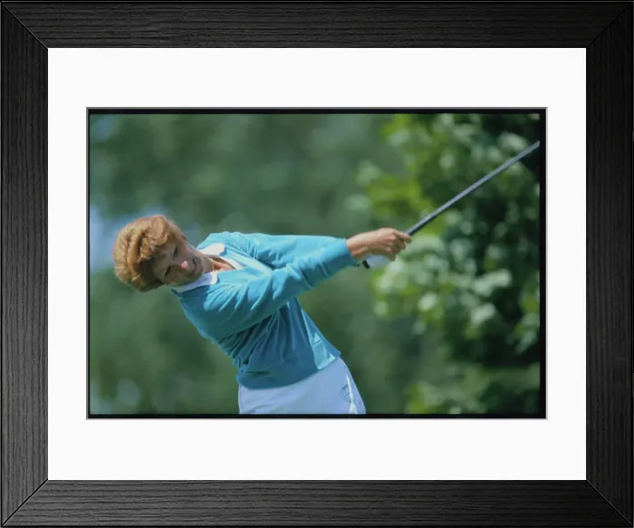 Framed Print : Donna Caponi Young Playing Golf Framed Print : Donna Caponi Young Playing Golf
